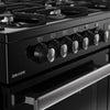 Belling Cookcentre 110DF 110cm Dual Fuel Range Cooker - Black