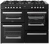 Belling Cookcentre 110DF 110cm Dual Fuel Range Cooker - Black