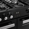 Belling Cookcentre 110DF 110cm Dual Fuel Range Cooker - Black