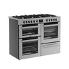 Belling Cookcentre 110DF 110cm Dual Fuel Range Cooker - Stainless Steel