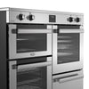 Belling Cookcentre 110Ei 110cm Electric Range Cooker with Induction Hob - Stainless Steel