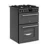 Belling Farmhouse 60DF 60cm Dual Fuel Cooker - Anthracite
