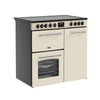 Belling Farmhouse 90E 90cm Electric Range Cooker with Ceramic Hob - Cream