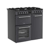 Belling Farmhouse 90DF 90cm Dual Fuel Range Cooker - Anthracite