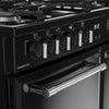 Belling Farmhouse 90DF 90cm Dual Fuel Range Cooker - Black