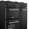 Belling Farmhouse 90DF 90cm Dual Fuel Range Cooker - Black
