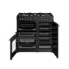 Belling Farmhouse 90DF 90cm Dual Fuel Range Cooker - Black