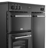 Belling Farmhouse 90Ei 90cm Electric Range Cooker with Induction Hob - Black
