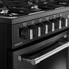 Belling Farmhouse 100DF 100cm Dual Fuel Range Cooker - Black