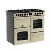 Belling Farmhouse 100DF 100cm Dual Fuel Range Cooker - Cream