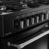 Belling Farmhouse 110DF 110cm Dual Fuel Range Cooker - Black