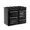 Belling Farmhouse 110DF 110cm Dual Fuel Range Cooker - Black