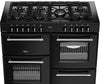 Belling Farmhouse 110DF 110cm Dual Fuel Range Cooker - Black