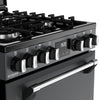 Stoves Richmond Deluxe 60DF 60cm Dual Fuel Cooker - Anthracite