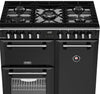 Stoves Richmond 90DF 90cm Dual Fuel Range Cooker - Black