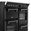 Stoves Richmond 100DF 100cm Dual Fuel Range Cooker - Black