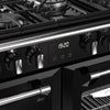 Stoves Richmond 100DF 100cm Dual Fuel Range Cooker - Black