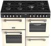 Stoves Richmond 100DF 100cm Dual Fuel Range Cooker - Cream