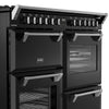 Stoves Richmond 110DF 110cm Dual Fuel Range Cooker - Black