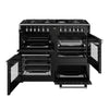 Stoves Richmond 110DF 110cm Dual Fuel Range Cooker - Black