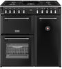 Stoves Richmond Deluxe 90DF 90cm Dual Fuel Range Cooker - Black