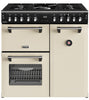 Stoves Richmond Deluxe 90DF 90cm Dual Fuel Range Cooker - Cream