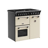 Stoves Richmond Deluxe 90DF 90cm Dual Fuel Range Cooker - Cream