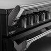 Stoves Richmond Deluxe 90Ei RTY 90cm Electric Range Cooker with Induction Hob - Black