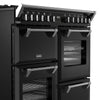 Stoves Richmond Deluxe 100DF 100cm Dual Fuel Range Cooker - Black