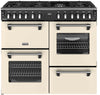Stoves Richmond Deluxe 100DF 100cm Dual Fuel Range Cooker - Cream
