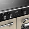 Stoves Richmond Deluxe 100Ei RTY 100cm Electric Range Cooker with Induction Hob - Cream
