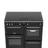 Stoves Richmond Deluxe 100Ei ZLS 100cm Electric Range Cooker with Induction Hob - Black