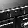 Stoves Richmond Deluxe 100Ei ZLS 100cm Electric Range Cooker with Induction Hob - Black