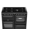 Stoves Richmond Deluxe 110DF 110cm Dual Fuel Range Cooker - Black