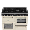 Stoves Richmond Deluxe 110DF 110cm Dual Fuel Range Cooker - Cream