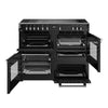 Stoves Richmond Deluxe 110Ei RTY 110cm Electric Range Cooker with Induction Hob - Black
