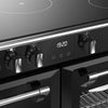 Stoves Richmond Deluxe 110Ei RTY 110cm Electric Range Cooker with Induction Hob - Black