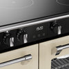 Stoves Richmond Deluxe 110Ei RTY 110cm Electric Range Cooker with Induction Hob - Cream