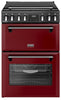 Stoves Richmond Deluxe 60DF 60cm Dual Fuel Cooker - Garnet Red
