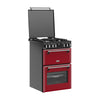 Stoves Richmond Deluxe 60DF 60cm Dual Fuel Cooker - Garnet Red