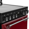 Stoves Richmond Deluxe 60Ei RTY 60cm Electric Cooker with Induction Hob - Garnet Red
