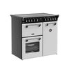 Stoves Richmond Deluxe 90Ei RTY 90cm Electric Range Cooker with Induction Hob - Ice White