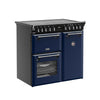 Stoves Richmond Deluxe 90Ei RTY 90cm Electric Range Cooker with Induction Hob - Midnight Blue