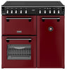 Stoves Richmond Deluxe 90Ei RTY 90cm Electric Range Cooker with Induction Hob - Garnet Red