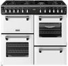 Stoves Richmond Deluxe 100DF 100cm Dual Fuel Range Cooker - Ice White