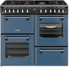 Stoves Richmond Deluxe 100DF 100cm Dual Fuel Range Cooker - Twilight Blue