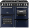Stoves Richmond Deluxe 100DF 100cm Dual Fuel Range Cooker - Midnight Blue