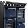 Stoves Richmond Deluxe 100DF 100cm Dual Fuel Range Cooker - Midnight Blue