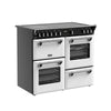 Stoves Richmond Deluxe 100Ei RTY 100cm Electric Range Cooker with Induction Hob - Ice White