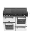 Stoves Richmond Deluxe 100Ei RTY 100cm Electric Range Cooker with Induction Hob - Ice White